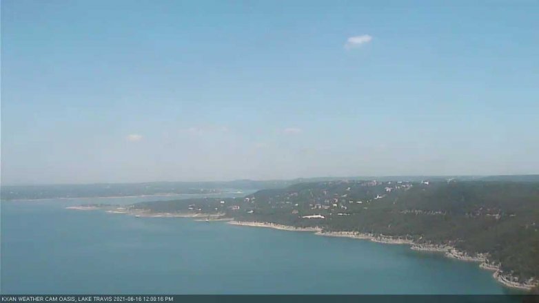Lake Travis webcam, June 16, 2021 12:00 PM CT