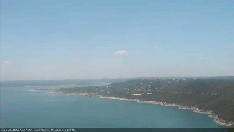 Lake Travis webcam, June 16, 2021 12:45 PM CT