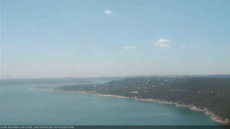 Lake Travis webcam, June 16, 2021 2:00 PM CT
