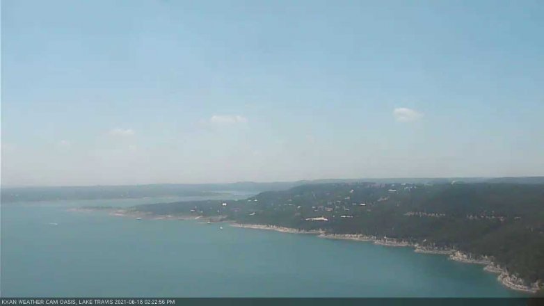 Lake Travis webcam, June 16, 2021 2:25 PM CT