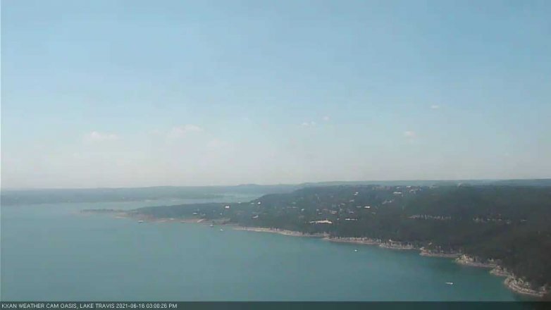 Lake Travis webcam, June 16, 2021 3:00 PM CT