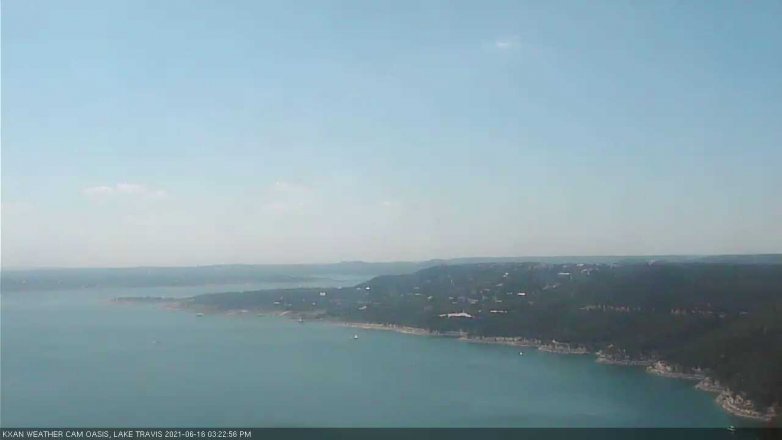 Lake Travis webcam, June 16, 2021 3:25 PM CT