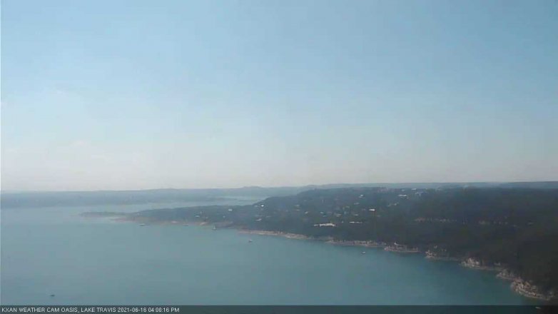 Lake Travis webcam, June 16, 2021 4:00 PM CT