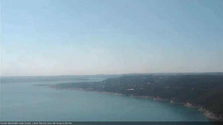 Lake Travis webcam, June 16, 2021 4:25 PM CT