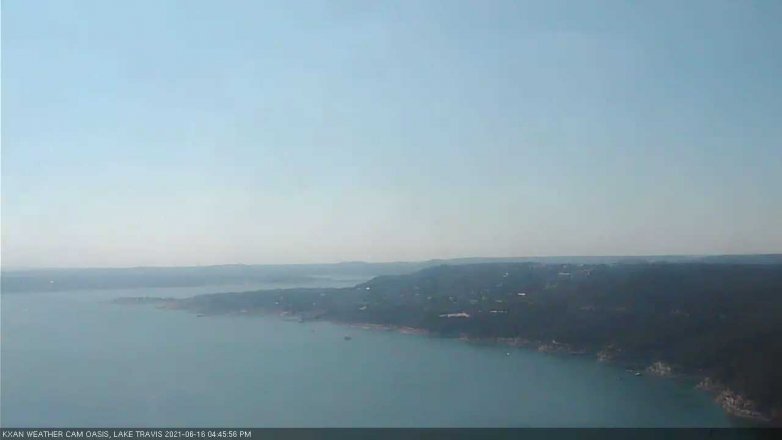 Lake Travis webcam, June 16, 2021 4:45 PM CT