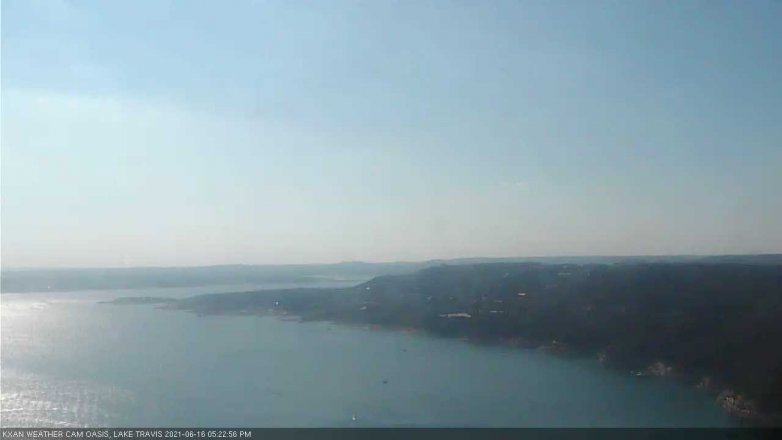Lake Travis webcam, June 16, 2021 5:25 PM CT