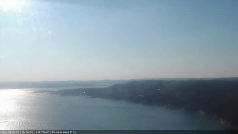 Lake Travis webcam, June 16, 2021 5:45 PM CT