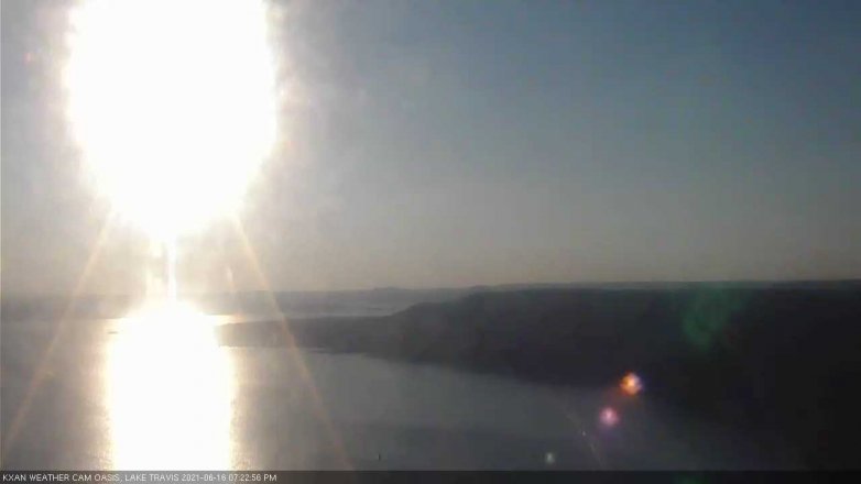 Lake Travis webcam, June 16, 2021 7:25 PM CT