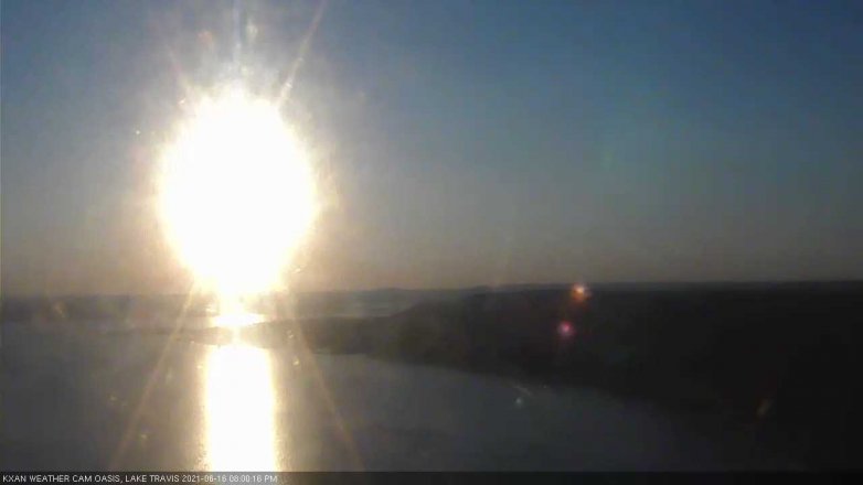 Lake Travis webcam, June 16, 2021 8:00 PM CT