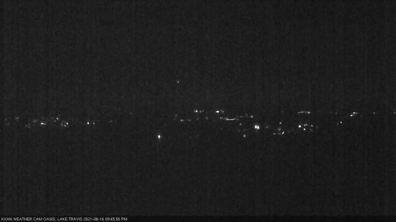 Lake Travis webcam, June 16, 2021 9:45 PM CT