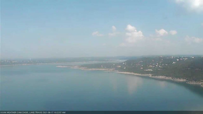 Lake Travis webcam, June 17, 2021 10:25 AM CT