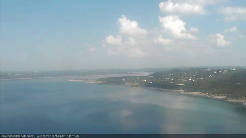 Lake Travis webcam, June 17, 2021 10:45 AM CT
