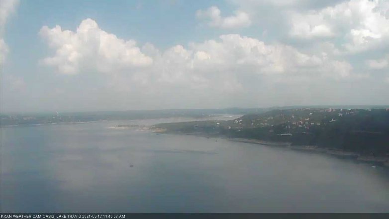 Lake Travis webcam, June 17, 2021 11:45 AM CT