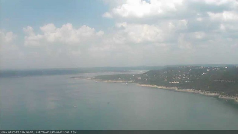 Lake Travis webcam, June 17, 2021 12:00 PM CT