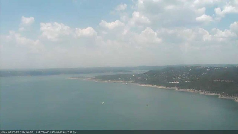 Lake Travis webcam, June 17, 2021 1:25 PM CT