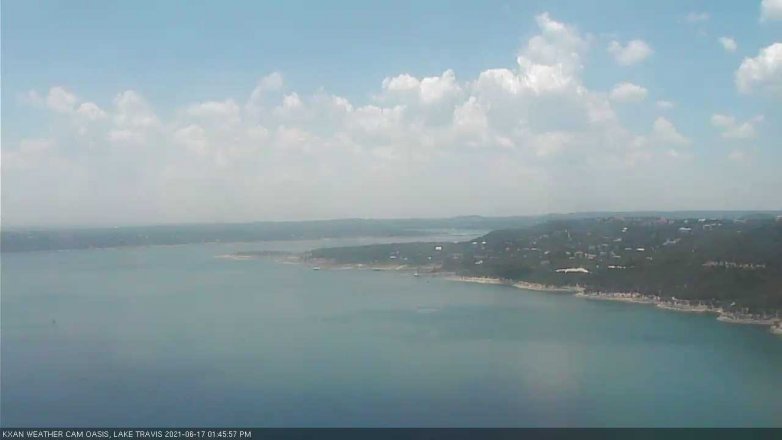 Lake Travis webcam, June 17, 2021 1:45 PM CT