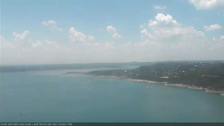 Lake Travis webcam, June 17, 2021 2:00 PM CT