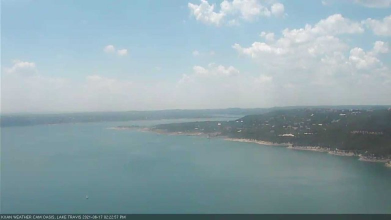 Lake Travis webcam, June 17, 2021 2:25 PM CT