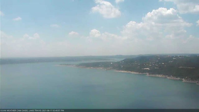 Lake Travis webcam, June 17, 2021 2:45 PM CT