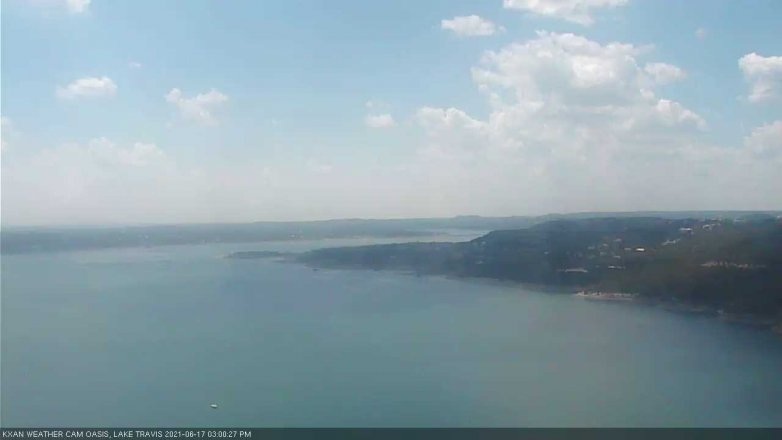 Lake Travis webcam, June 17, 2021 3:00 PM CT