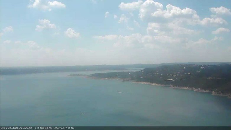 Lake Travis webcam, June 17, 2021 3:25 PM CT