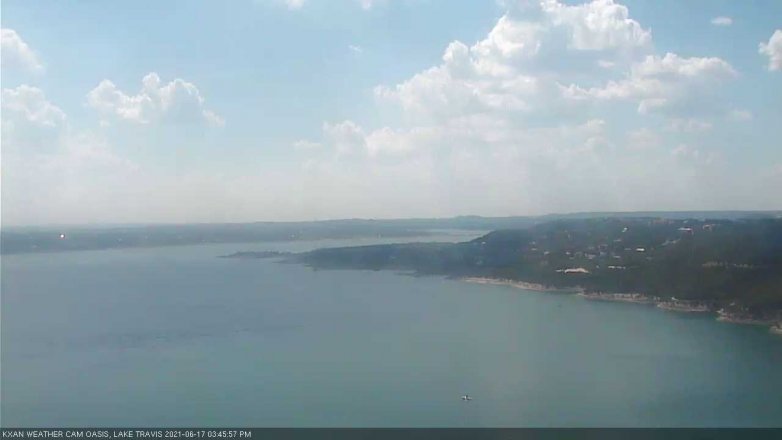 Lake Travis webcam, June 17, 2021 3:45 PM CT