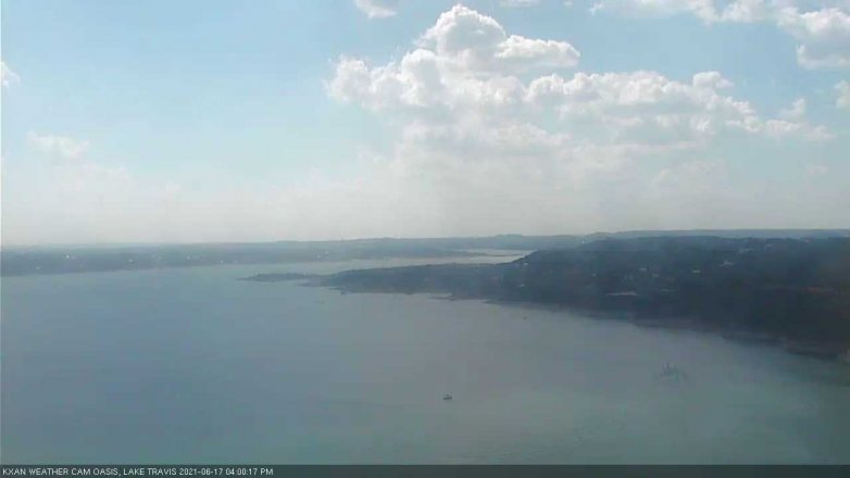 Lake Travis webcam, June 17, 2021 4:00 PM CT