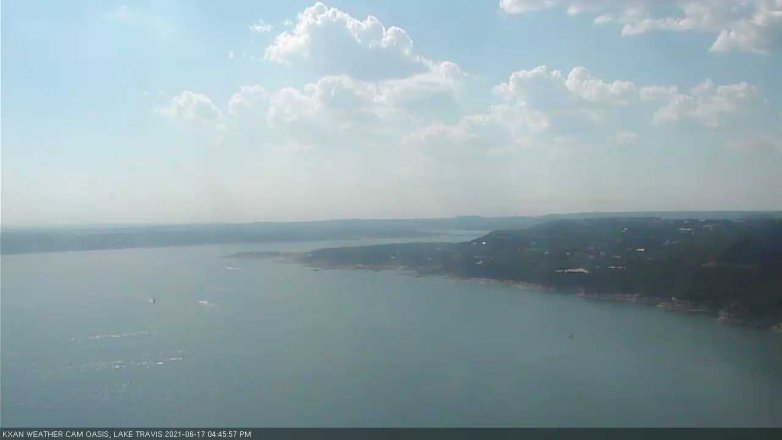 Lake Travis webcam, June 17, 2021 4:45 PM CT