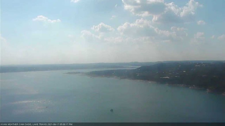 Lake Travis webcam, June 17, 2021 5:00 PM CT