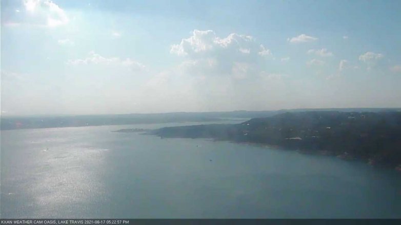 Lake Travis webcam, June 17, 2021 5:25 PM CT