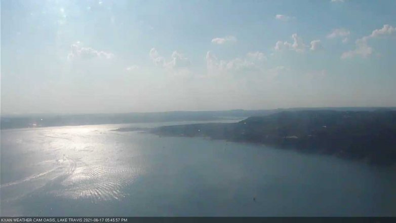 Lake Travis webcam, June 17, 2021 5:45 PM CT