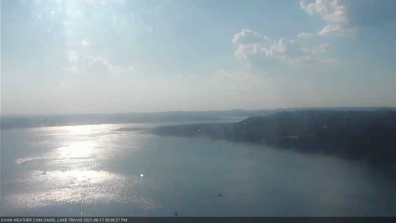 Lake Travis webcam, June 17, 2021 6:00 PM CT