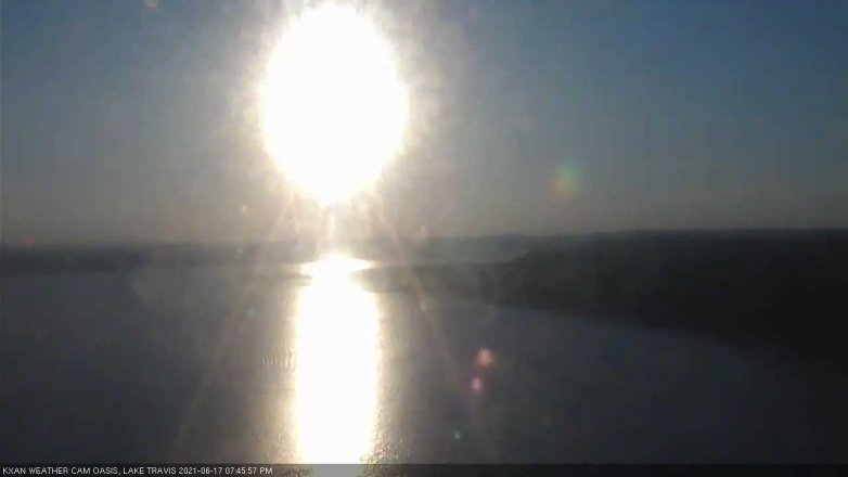 Lake Travis webcam, June 17, 2021 7:45 PM CT