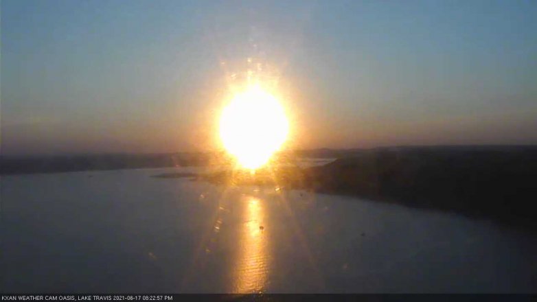 Lake Travis webcam, June 17, 2021 8:25 PM CT