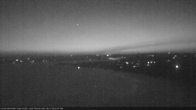 Lake Travis webcam, June 17, 2021 9:25 PM CT