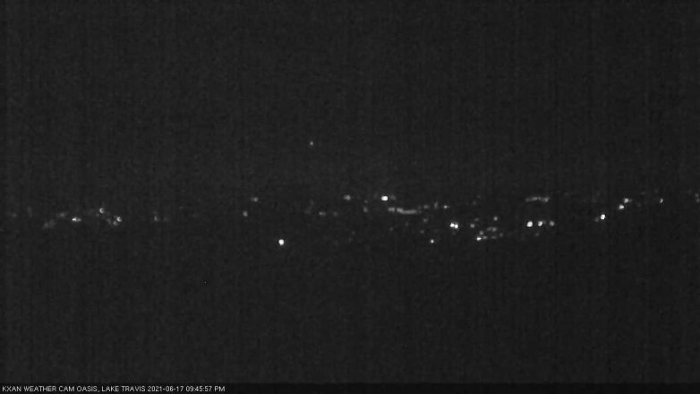 Lake Travis webcam, June 17, 2021 9:45 PM CT