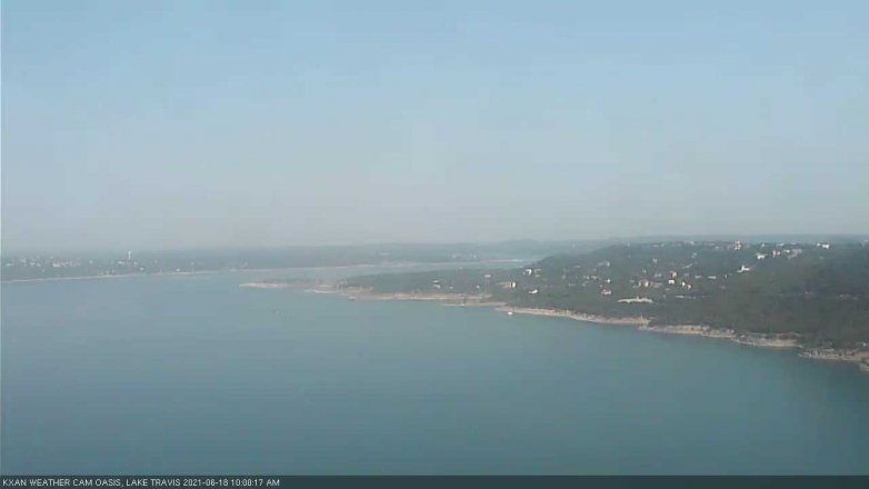 Lake Travis webcam, June 18, 2021 10:00 AM CT