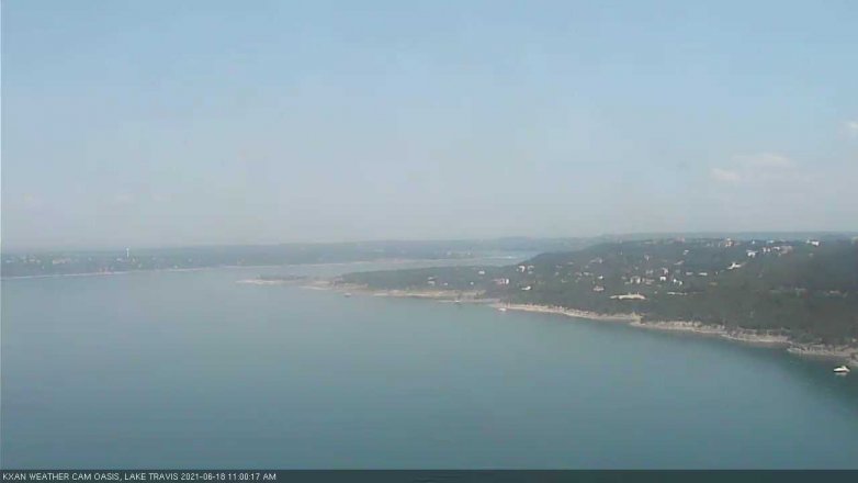 Lake Travis webcam, June 18, 2021 11:00 AM CT