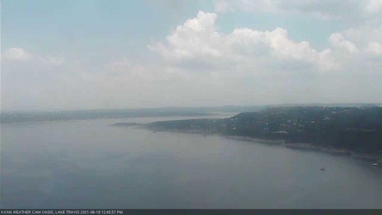 Lake Travis webcam, June 18, 2021 12:45 PM CT