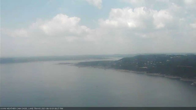 Lake Travis webcam, June 18, 2021 1:00 PM CT
