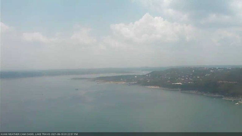 Lake Travis webcam, June 18, 2021 1:25 PM CT