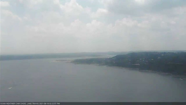 Lake Travis webcam, June 18, 2021 2:25 PM CT
