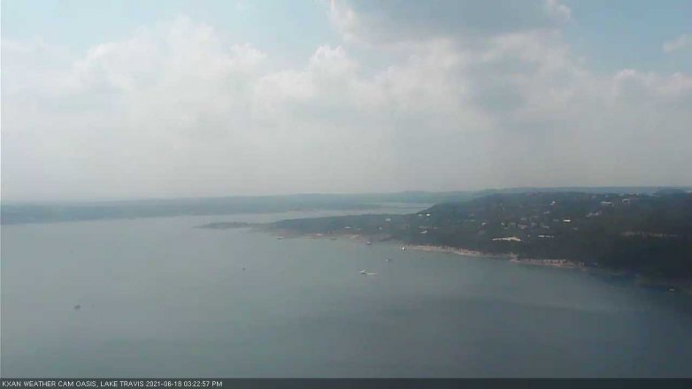 Lake Travis webcam, June 18, 2021 3:25 PM CT