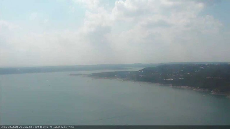 Lake Travis webcam, June 18, 2021 4:00 PM CT