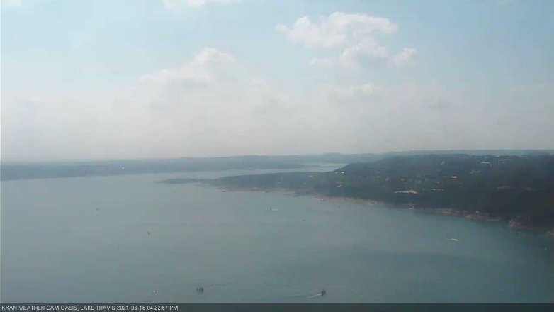 Lake Travis webcam, June 18, 2021 4:25 PM CT