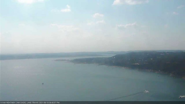 Lake Travis webcam, June 18, 2021 4:45 PM CT
