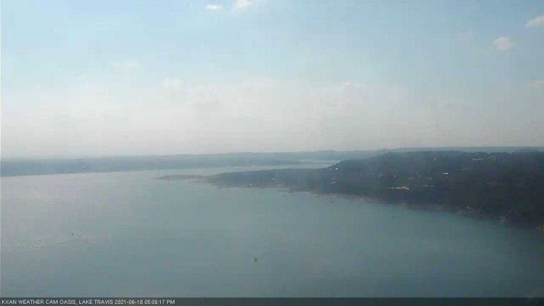 Lake Travis webcam, June 18, 2021 5:00 PM CT