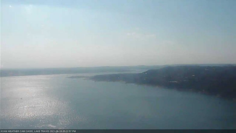 Lake Travis webcam, June 18, 2021 5:25 PM CT