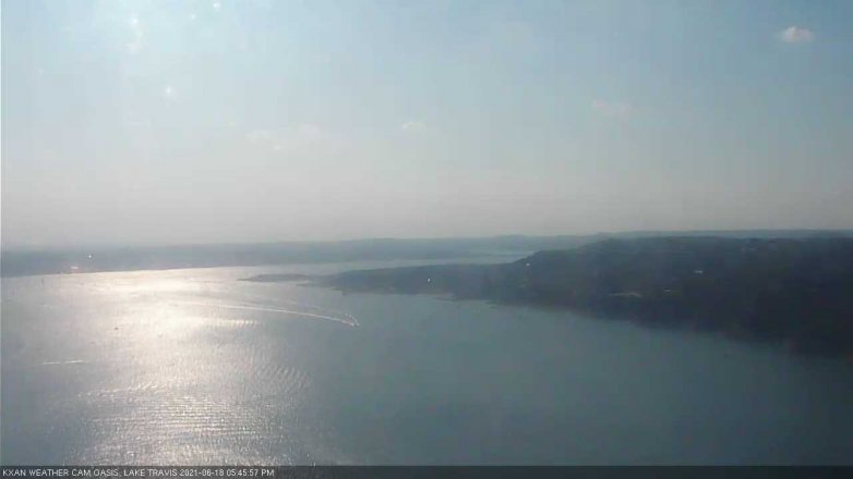 Lake Travis webcam, June 18, 2021 5:45 PM CT