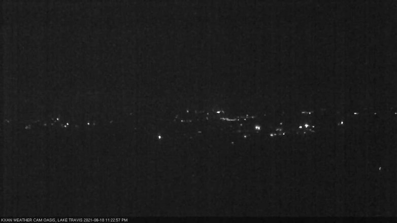 Lake Travis webcam, June 18, 2021 11:25 PM CT